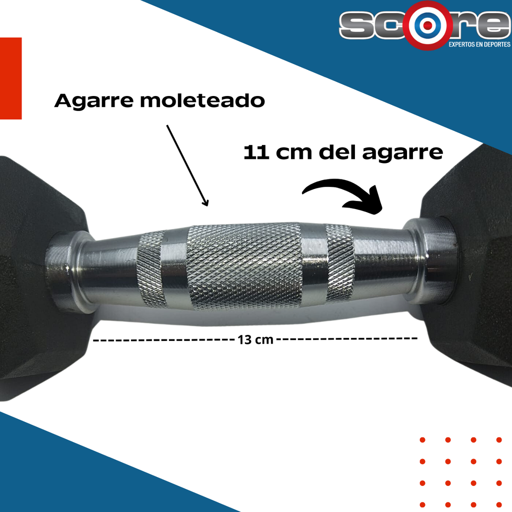 Mancuernas hexagonales 30 libras deals